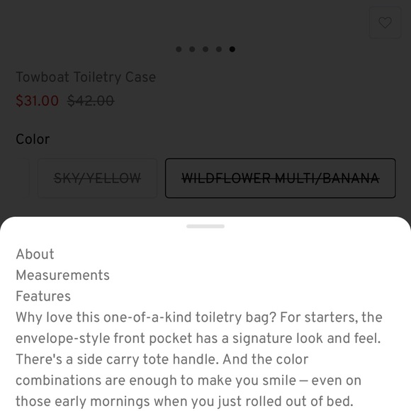 Lug~ Wildflower Multi/Banana Print Towboat - Brand New in packaging - Picture 9 of 9